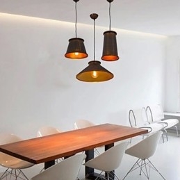 Żyrandol w stylu mini nowoczesny współczesny metalowy 3 światła lampa wisząca