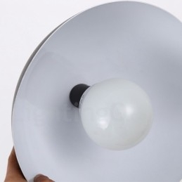 1-punktowa nowoczesna lampa wisząca ze stali z kloszem ze stopu aluminium