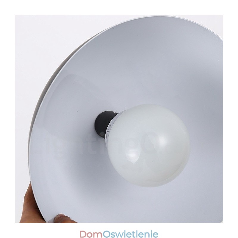 1-punktowa nowoczesna lampa wisząca ze stali z kloszem ze stopu aluminium