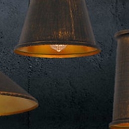 Żyrandol w stylu mini nowoczesny współczesny metalowy 3 światła lampa wisząca