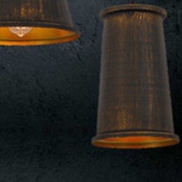 Żyrandol w stylu mini nowoczesny współczesny metalowy 3 światła lampa wisząca
