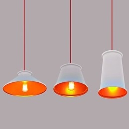Żyrandol w stylu mini nowoczesny współczesny metalowy 3 światła lampa wisząca