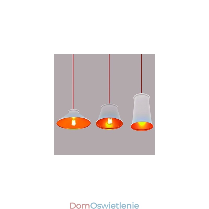 Żyrandol w stylu mini nowoczesny współczesny metalowy 3 światła lampa wisząca