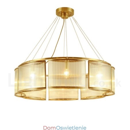 8-punktowa lampa wisząca retro rustykalna luksusowa mosiężna z kloszem szklanym 8-punktowa lampa wisząca retro rustykalna luksusowa mosiężna z kloszem szklanym