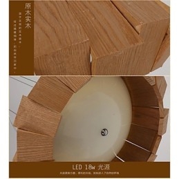 Żyrandol Country Wood Bamboo