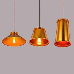 Żyrandol w stylu mini nowoczesny współczesny metalowy 3 światła lampa wisząca