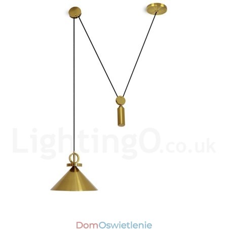 Czysta miedź, nowoczesny współczesny styl nordycki, lampa wisząca Rise and Fall, mosiężna lampa sufitowa Czysta miedź, nowoczesny współczesny styl nordycki, lampa wisząca Rise and Fall, mosiężna lampa sufitowa