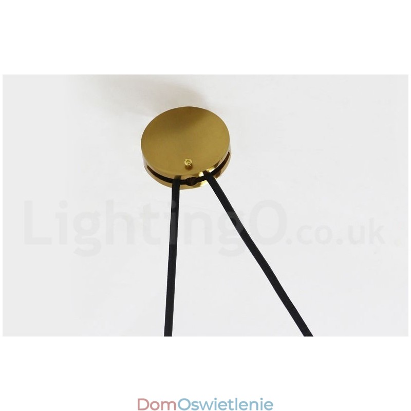 Czysta miedź, nowoczesny współczesny styl nordycki, lampa wisząca Rise and Fall, mosiężna lampa sufitowa
