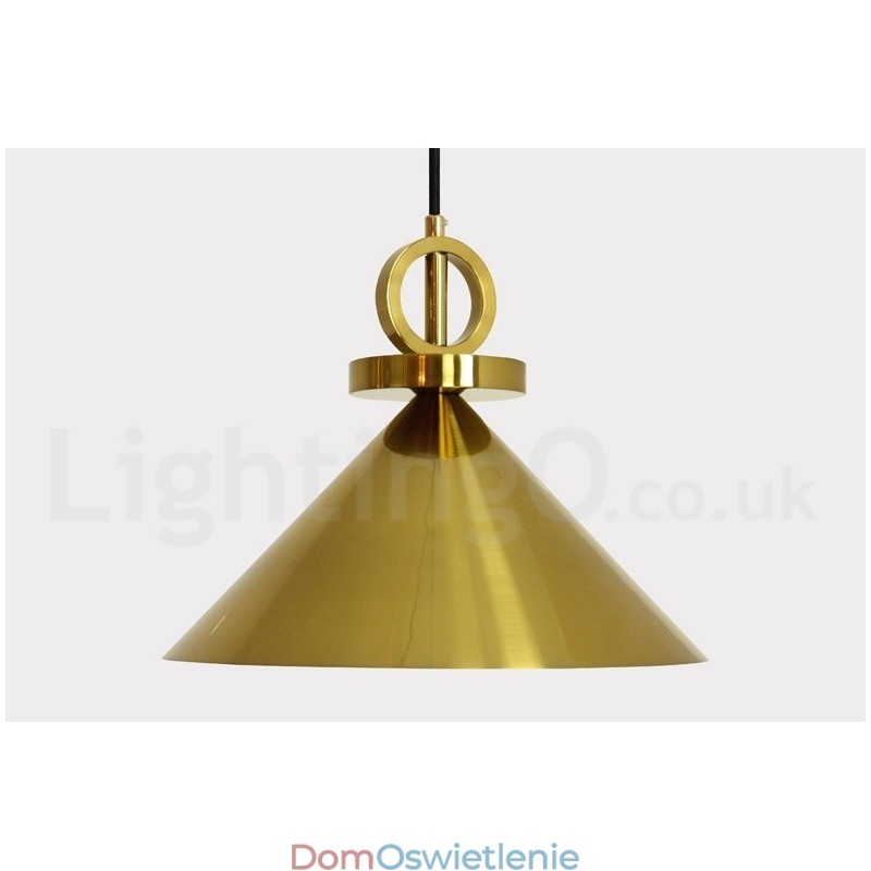 Czysta miedź, nowoczesny współczesny styl nordycki, lampa wisząca Rise and Fall, mosiężna lampa sufitowa