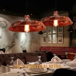 1 Światło Rustykalne Lodge Retro Vintage Wisząca Lampa Loft