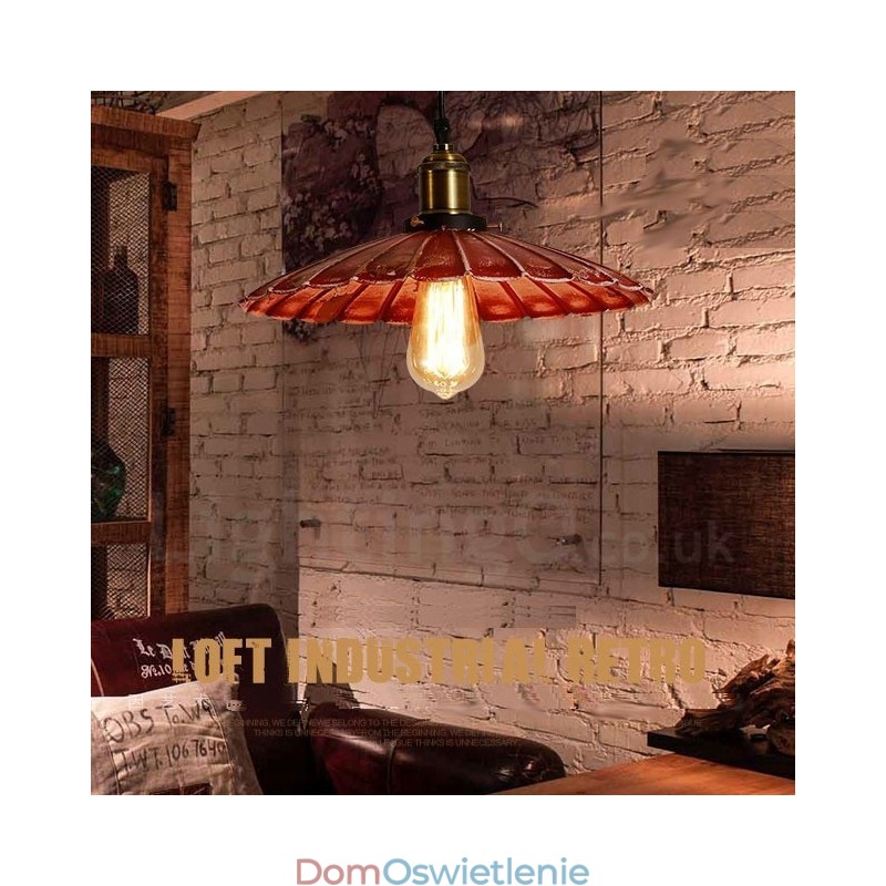 1 Światło Rustykalne Lodge Retro Vintage Wisząca Lampa Loft