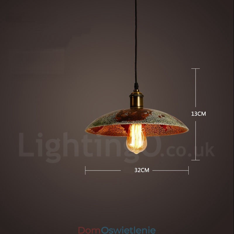 1 Światło Rustykalne Lodge Retro Vintage Wisząca Lampa Loft