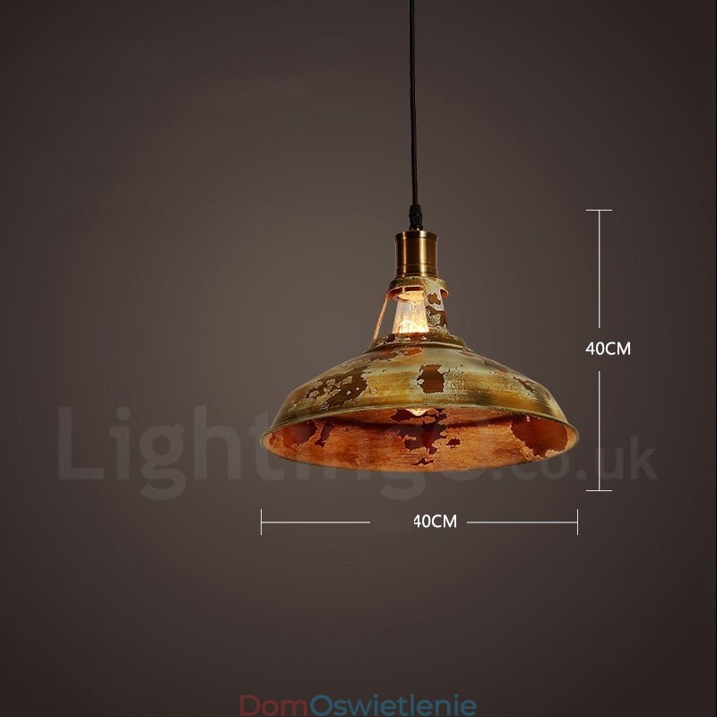1 Światło Rustykalne Lodge Retro Vintage Wisząca Lampa Loft