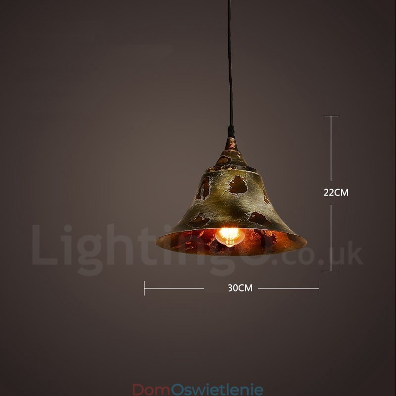 1 Światło Rustykalne Lodge Retro Vintage Wisząca Lampa Loft