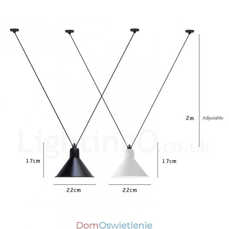 3-punktowa nowoczesna lampa wisząca sufitowa