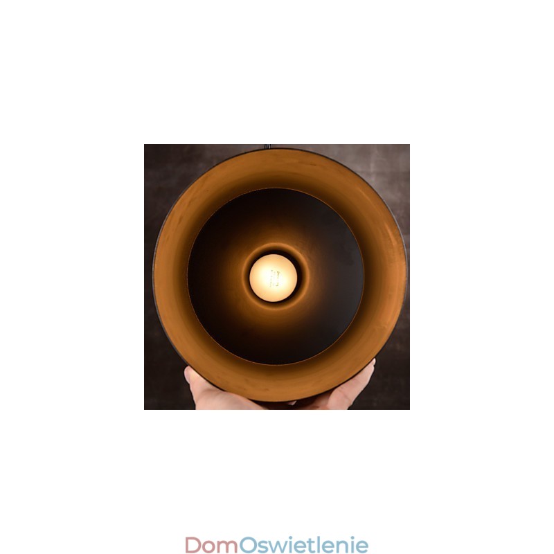 Żyrandol Rustykalny Lodge Drum Metalowa lampa wisząca