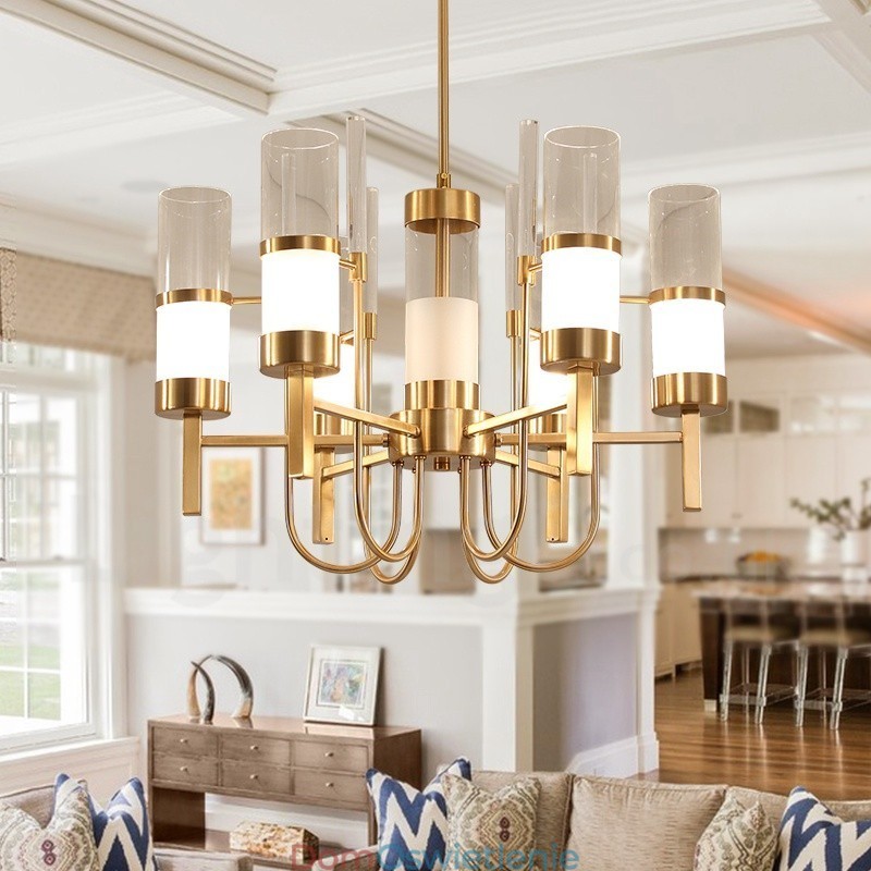 Rustykalny Lodge Nowoczesny Współczesny 6-punktowy żyrandol ze stali z kloszem szklanym