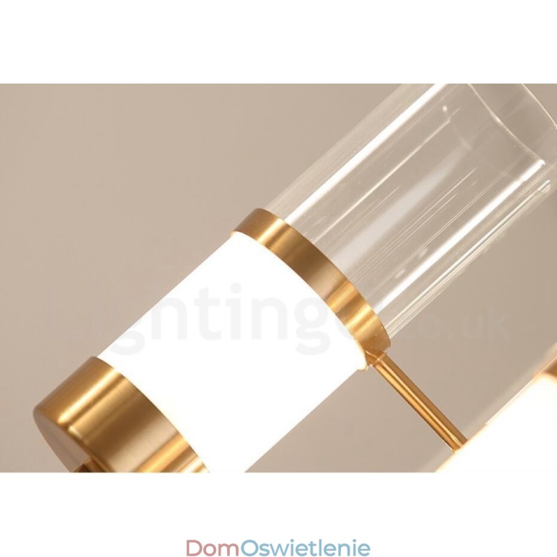 Rustykalny Lodge Nowoczesny Współczesny 6-punktowy żyrandol ze stali z kloszem szklanym