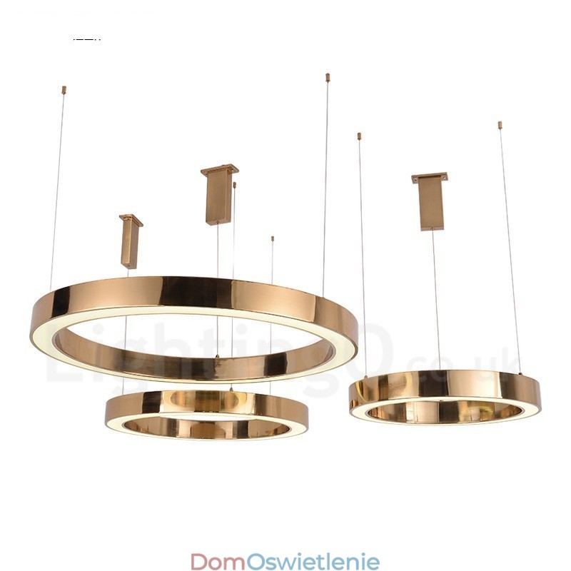 Nowoczesna, współczesna lampa wisząca ze stali z 1 światłem i kloszem akrylowym