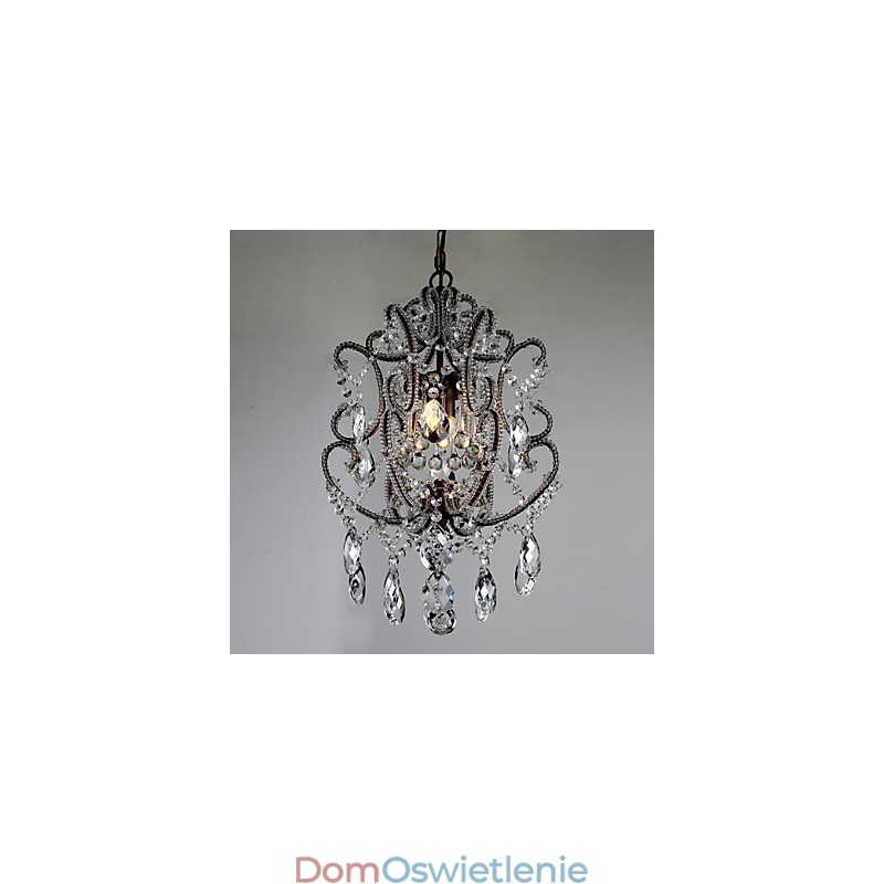 Nowoczesny żyrandol w stylu vintage żyrandol loft kryształowa lampa wisząca lustre