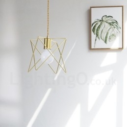Nowoczesna, współczesna lampa wisząca ze stali z kloszem i 1 światłem
