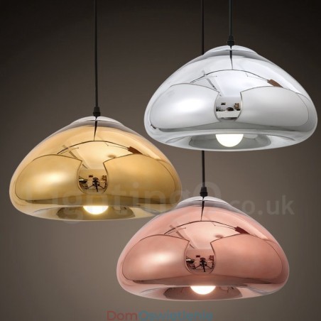 Nowoczesna, współczesna lampa wisząca ze szkła z 1 kloszem Nowoczesna, współczesna lampa wisząca ze szkła z 1 kloszem