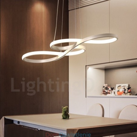 Nowoczesna, współczesna lampa wisząca ze stopu aluminium z kloszem akrylowym Nowoczesna, współczesna lampa wisząca ze stopu aluminium z kloszem akrylowym