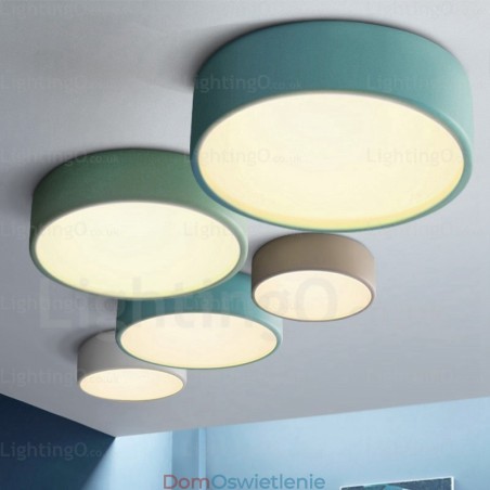 1-punktowa lampa sufitowa Nordic z kloszem akrylowym 1-punktowa lampa sufitowa Nordic z kloszem akrylowym