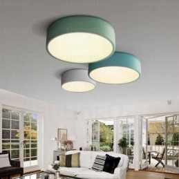 1-punktowa lampa sufitowa Nordic z kloszem akrylowym