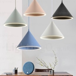 1 lampa wisząca w nowoczesnym stylu nordyckim z kloszem akrylowym
