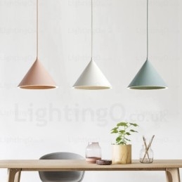 1 lampa wisząca w nowoczesnym stylu nordyckim z kloszem akrylowym