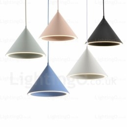 1 lampa wisząca w nowoczesnym stylu nordyckim z kloszem akrylowym
