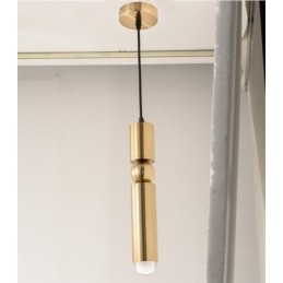 1-punktowa nowoczesna lampa wisząca z kloszem akrylowym