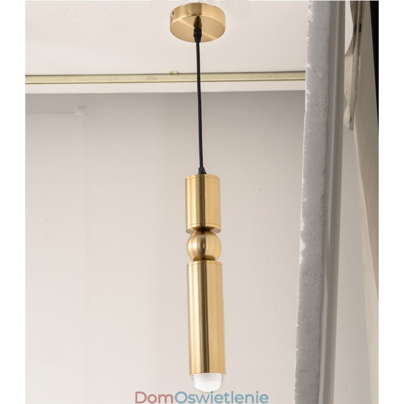1-punktowa nowoczesna lampa wisząca z kloszem akrylowym