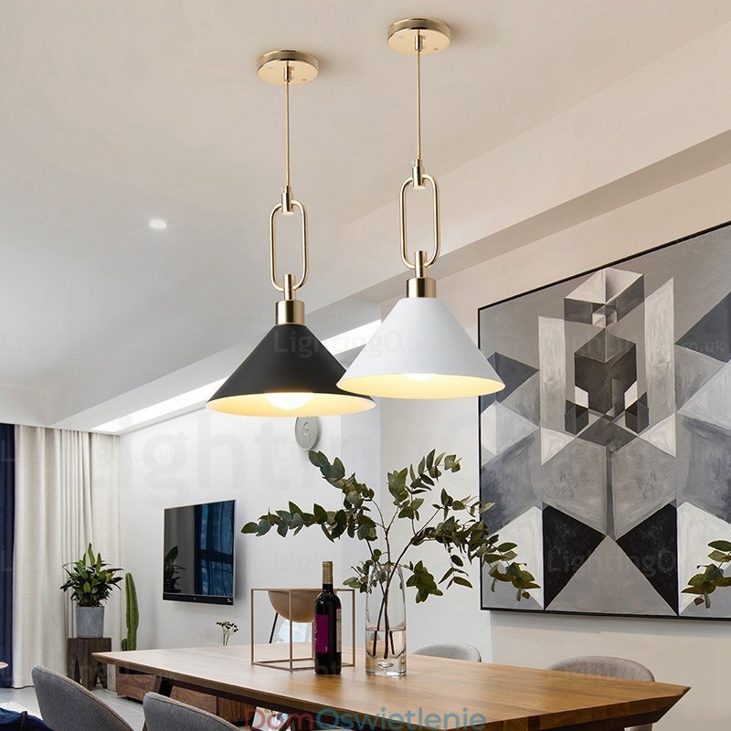 1 lampa wisząca Nordic Modern Contemporary z kloszem ze stali nierdzewnej Shops