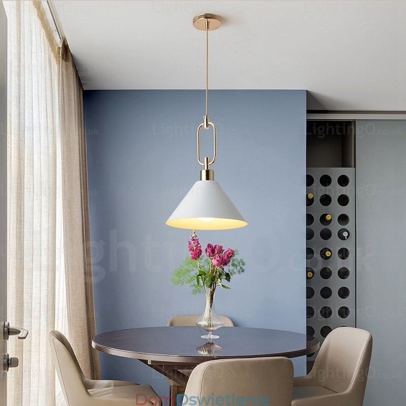 1 lampa wisząca Nordic Modern Contemporary z kloszem ze stali nierdzewnej Shops