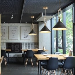 1 lampa wisząca Nordic Modern Contemporary z kloszem ze stali nierdzewnej Shops