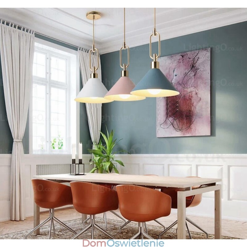1 lampa wisząca Nordic Modern Contemporary z kloszem ze stali nierdzewnej Shops