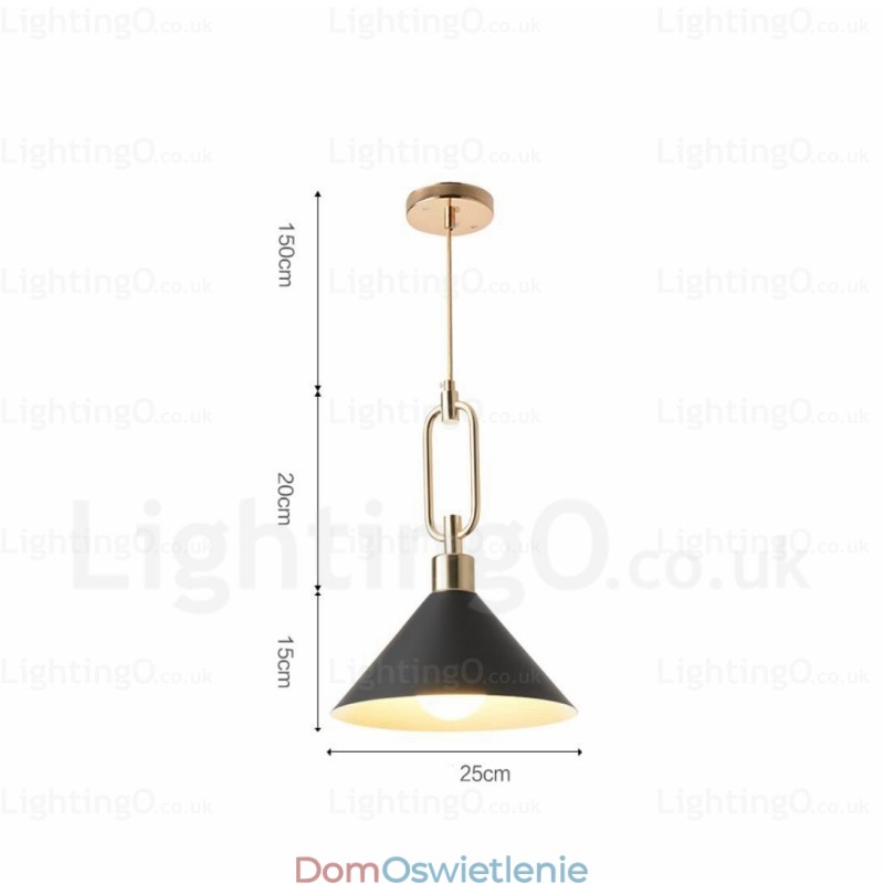 1 lampa wisząca Nordic Modern Contemporary z kloszem ze stali nierdzewnej Shops