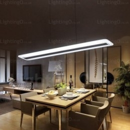 1-punktowa nowoczesna lampa wisząca z kloszem akrylowym