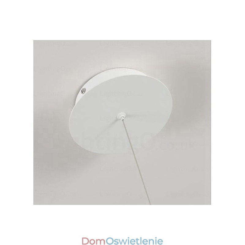 2-punktowa nowoczesna lampa wisząca z kloszem akrylowym