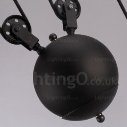 2 światła nowoczesnej współczesnej lampy wiszącej z kloszem szklanym