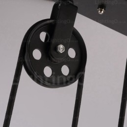 2 światła nowoczesnej współczesnej lampy wiszącej z kloszem szklanym