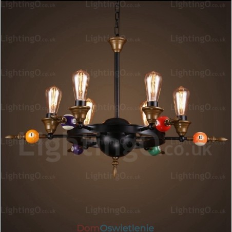 4 światła Country Rustic Vintage Retro Wisząca lampa 4 światła Country Rustic Vintage Retro Wisząca lampa
