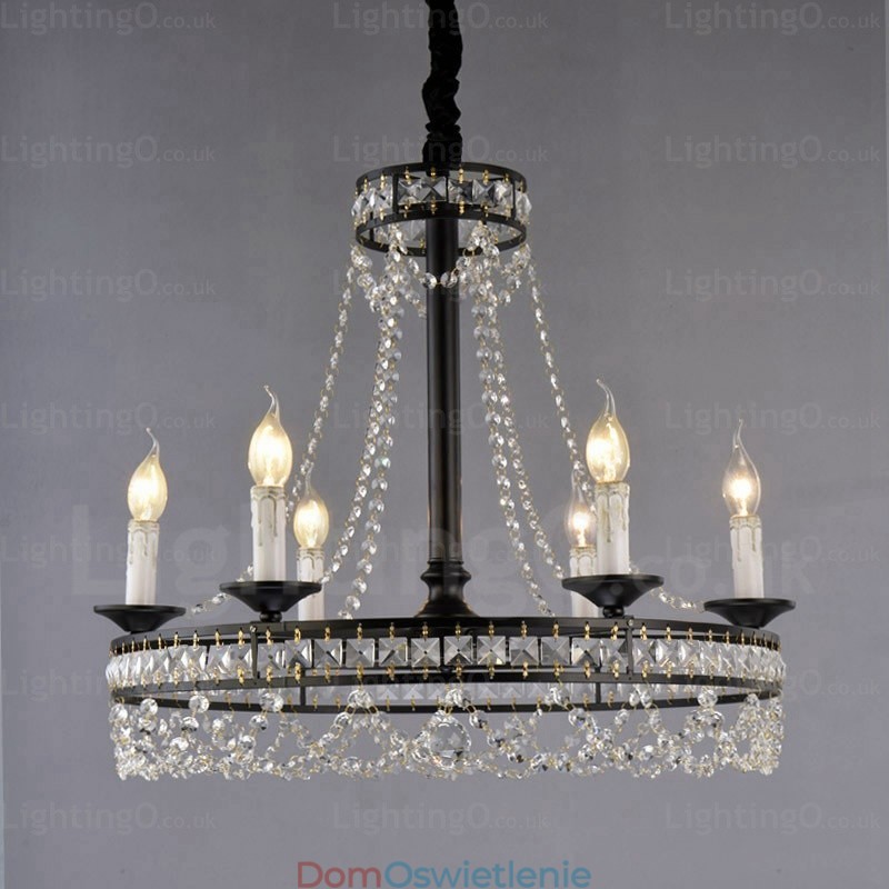 4-punktowa lampa wisząca w stylu rustykalnym