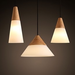 Żyrandol w stylu mini nowoczesny współczesny metalowy 3 światła lampa wisząca