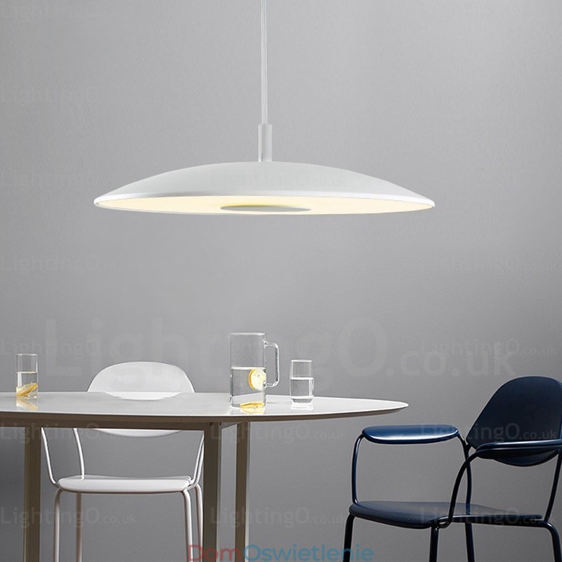 1-punktowa nowoczesna lampa wisząca z kloszem szklanym