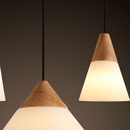 Żyrandol w stylu mini nowoczesny współczesny metalowy 3 światła lampa wisząca