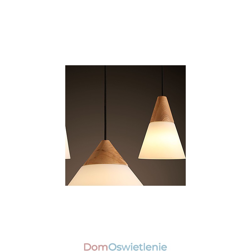 Żyrandol w stylu mini nowoczesny współczesny metalowy 3 światła lampa wisząca