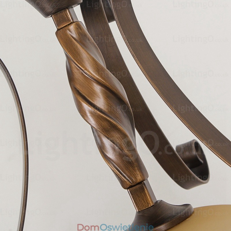 1 lampa wisząca Country Rustic z kloszem szklanym